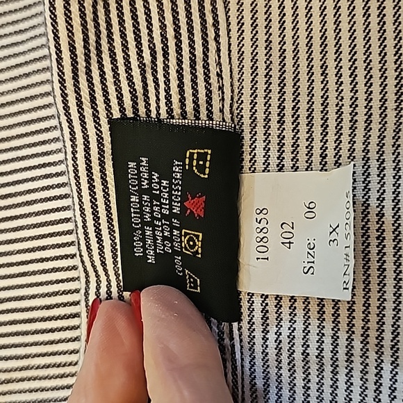 Long Sleeve Men's Work Shirt 3X - Picture 7 of 8